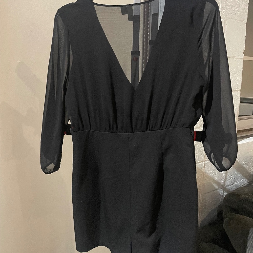 🌟 Staple Little Black Jumpsuit | Size L | Elegant Party Ready One-Piece